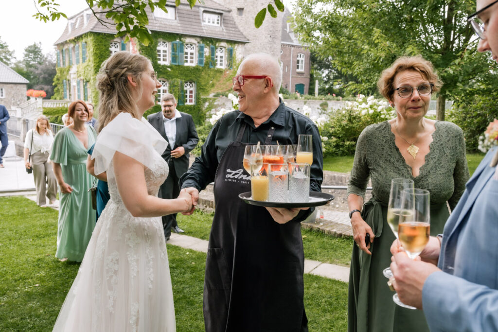 Sektempfang auf Schloss Linnep