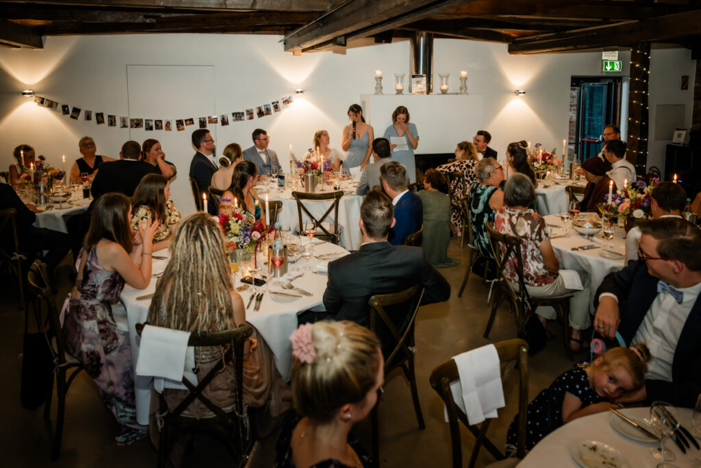 Der Festsaal zur Hochzeit auf Schloss Linnep