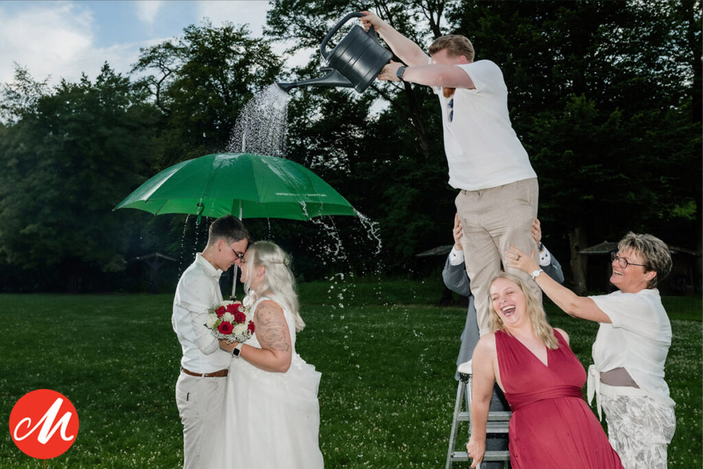 Regenhochzeit