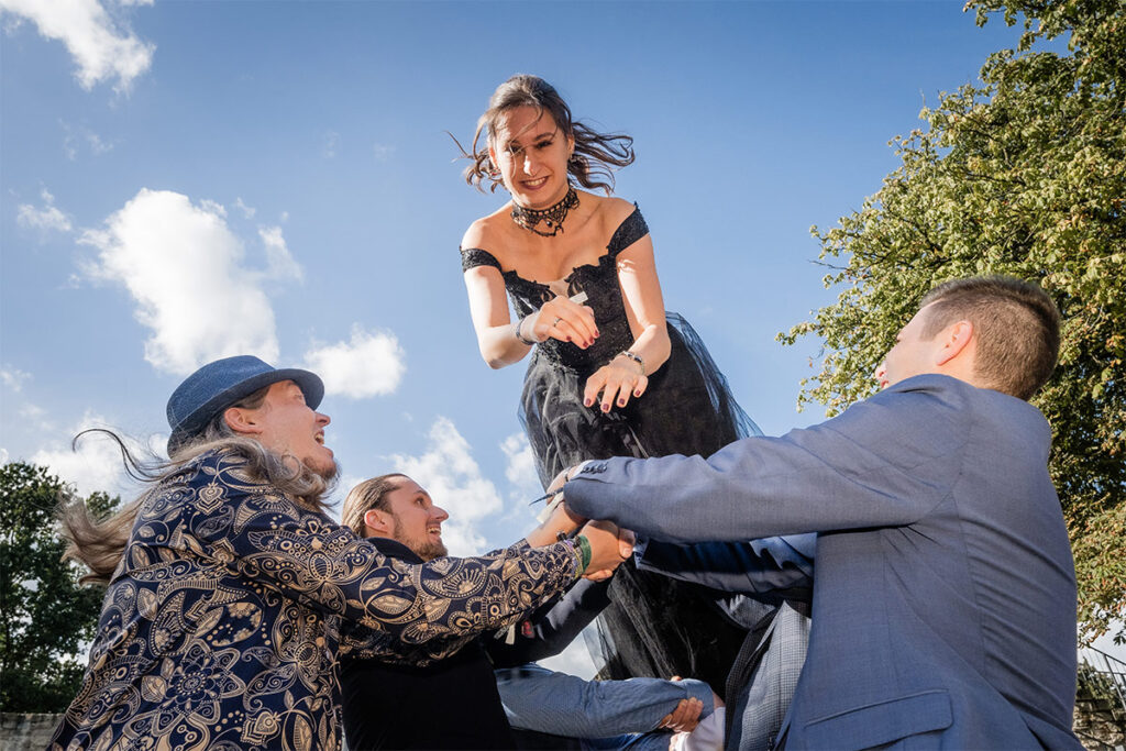 Hochzeitsfotograf Dortmund Brautshooting im Rombergpark