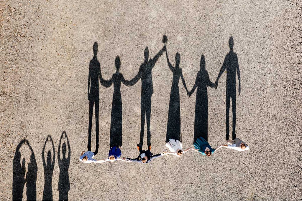 Hochzeitsfotograf Hattingen fotografiert mit der Drohne auf Burg Blankenstein