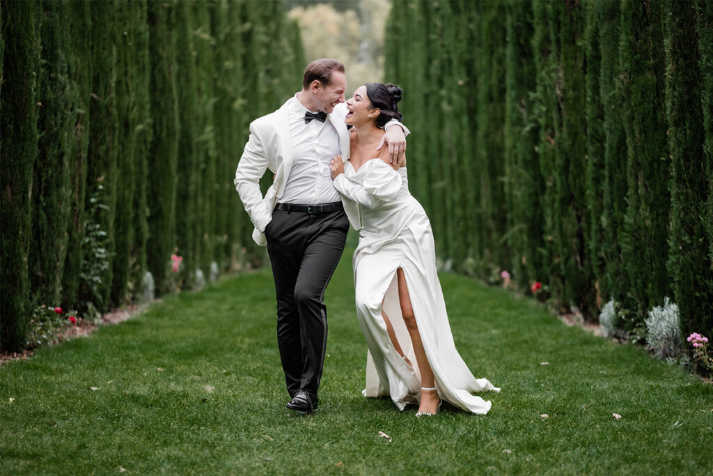 Elegante Luxury Wedding in Essen mit hochwertiger Dekoration und emotionalem Brautpaar